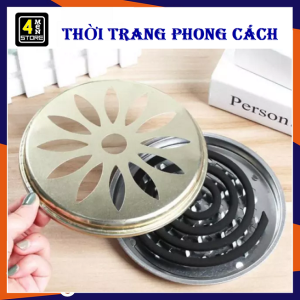 Hộp Đựng Nhang Muỗi Lồng Chim Thép Không Gỉ Chống Bỏng Kèm Móc Treo - Khay Đựng Nhang Muỗi / Hộp Đốt Nhang Muỗi Chuyên Dụng Kiểu Dáng Lồng Sắt Có Móc Treo Chống Cháy Tiện Lợi An Toàn Khi Sử Dụng