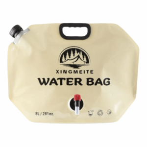 SPUNO 8L Outdoor Water Bag Portable Folding Water Storage Bag Travel Water Bag Leakproof Water Container Outdoor