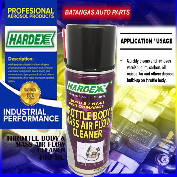 Hardex Throttle Body and Mass Air Flow Sensor Cleaner 400ml HD901
