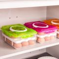Hotumn 2-Tiers Deviled Egg Containers with Lid - Convenient Refrigerator Egg Trays for Kitchen Cabinets - Perfect for Camping Egg Carrier - Store and Organize 24 Eggs (Pink). 