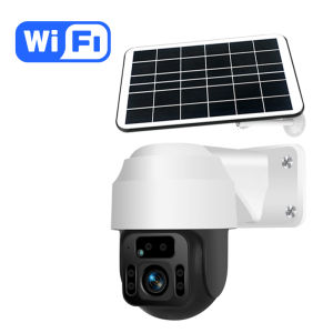 กล้องวงจร โซล่าเซลล์ตรวจจับภาพกลางแจ้งแบบไร้สายWiFi/4G กล้อง HD Monitor 360 กล้องโดมหมุนได้ Q5