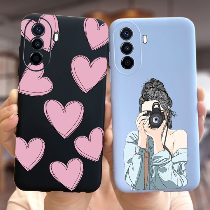 Girls Phone Cover For Huawei Nova Y70 Plus Case MGA-LX9 Cute Love - Main Image
