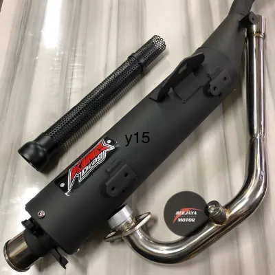 Exhaust racing std open Yamaha y15 /lc135 /srl110/srlz/115 /EGO/s 28mm/32mm