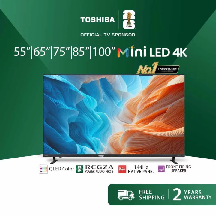 [NEW LAUNCH] Toshiba 55-100 Inch QLED Quantum Dot / Dolby Atmos / Ultimate Motion / Television - Z670SP