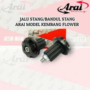 Jalu stang bandul stang ARAI Model kembang flower full cnc universal semua motor