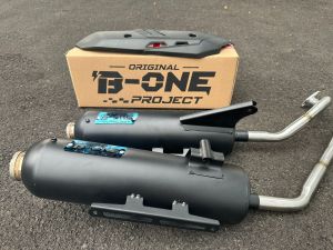knalpot Standar Racing B ONE PROJECT INLET 26-28 Vario 125/150 led/old VARIO 125/150NEW VARIO 160 Nmax Pcx Aerox Adv Beat Scopy DLL