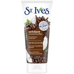 St. Ives Facial Scrub Energizing Coconut & Coffee – Deep Exfoliant for Fresh Glowing Skin 6 Oz