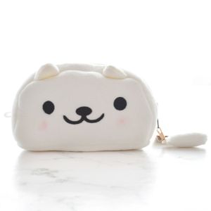 LKMART School Supplies Cute Cartoon Cat Pen Bag Handbook Bag Makeup Organizer Stationery Organizer Plush Pencil Bag Cat Pencil Bags Cosmetic Cases