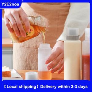 【Local shipping】 1Pc 350 175ml 5 Hole Condiment Squeeze Bottles Ketchup Mustard Squeeze Bottle Sauces Dispenser Storage Jar Kitchen Supplies