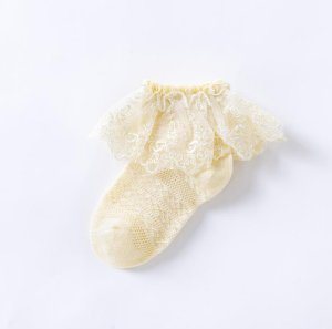 KS12 Kaos Kaki Renda Bayi Perempuan Katun Baby Socks Nyaman Kaos Kaki Anak
