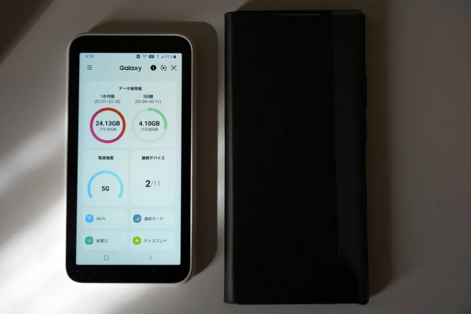 unlocked Galaxy 5G Mobile Wi-Fi SCR01 Sim Portable Router