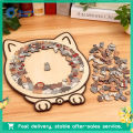 Morandi Alien Woodland Birthday Gift Women's Jigsaw Puzzle - Cat Cat Puzzle Set with 135 Pieces. 