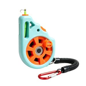 LONGB Portable Pocket Fishing Reel Hand Line Reel Handheld Fishing Equipment  Lightweight Mini Fishing Wheel for Outdoor Fishing