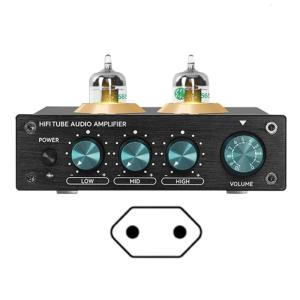 HiFi Sound Preamplifier Vacuum Tube Amplifiers Buffers Treble Bass Adjustment Preamp Sound Amplifiers Bile Tube Preamp