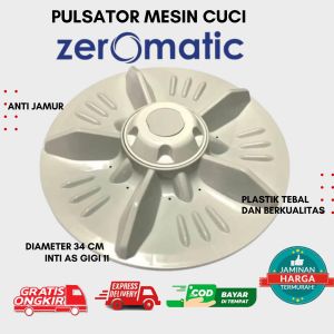 PULSATOR Mesin Cuci Otomatis 1 Tabung Polytron Zeromatic diameter 34cm | Baling-Baling Mesin Cuci Polytron Zeromatic Otomatis 1 Tabung