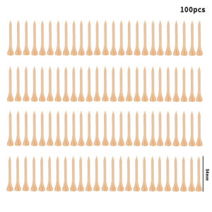 🔥🔥🔥100Pcs/Set Golf Tees Bamboo Tee Golf Balls Holder 4 Size Stronger than Wood Tees