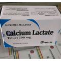 Kalsium Laktat | Calcium Lactate 500mg blister 10's tablet. 