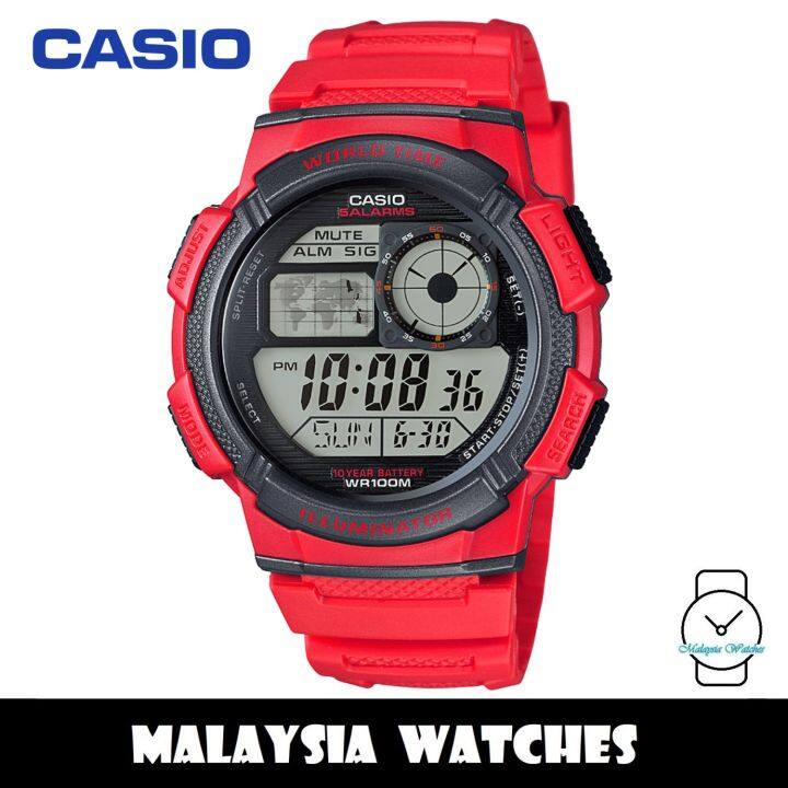 Casio classic red best sale