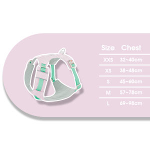 ZOOLAND Dog Cooling Harness H Type Design Reflective Strips Alloy D Ring For 35kg Dogs