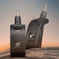 Guitar Wireless System Audio Transmitter Receiver USB Rechargeable Wireless System for Electric Guitar Bass Easy Install Easy to Use. 