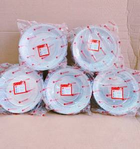 (ชุดละ 5 แพค) ถาดฟอยล์ ถ้วยฟอยล์ 3416-P พร้อมฝา ยี่ห้อ Star Products แพคละ 5 ชิ้น