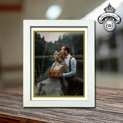 Bingkai Frame Figura Foto 10R ( 25x30 cm ) hitam / coklat / putih