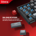 GAMEN Titan V All-New Titan Series Keyboard Gaming Mechanical Compact and Portable Keyboard 63 Keys 60% Layout Pluggable Port Type-C Blue Switch Wired RGB Light LED Light PBT Keycaps Backlight Original PC Laptop - Garansi 1 Tahun. 