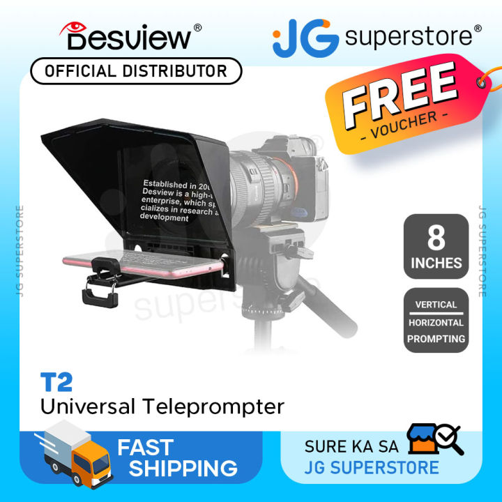 thumbnail image 2 of Bestview T2 8-Inch Teleprompter For IPad, Smartphone & Video Cameras – Interview Kit 2 of 5
