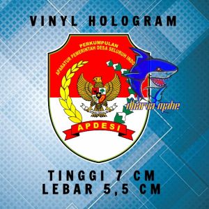 APDESI STIKER APDESI PERKUMPULAN APARATUR PEMERINTAH DESA SELURUH INDONESIA STIKER HOLOGRAM STIKER MOTOR STIKER MOBIL