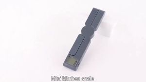5KG/1g Accurate Food Scale Foldable Portable Mini Folding Digital Kitchen Scale For Travel Camping PAZU