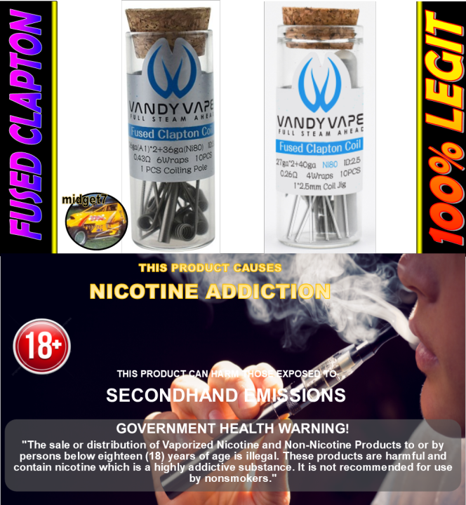 Geekvape Coil 20.95 16ft 5 Core Parallel Fused Clapton Coil Ni80 Wire Roll  - 28ga*5+40ga Nichrome Vape Cotton