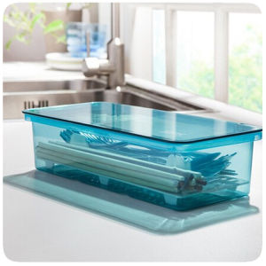 Tableware Storage Box Boxed Drain Dustproof Tableware Storage Box Simple Fashion Chopstick Box Kitchen Storage Supplies Plastic Chopstick Cage