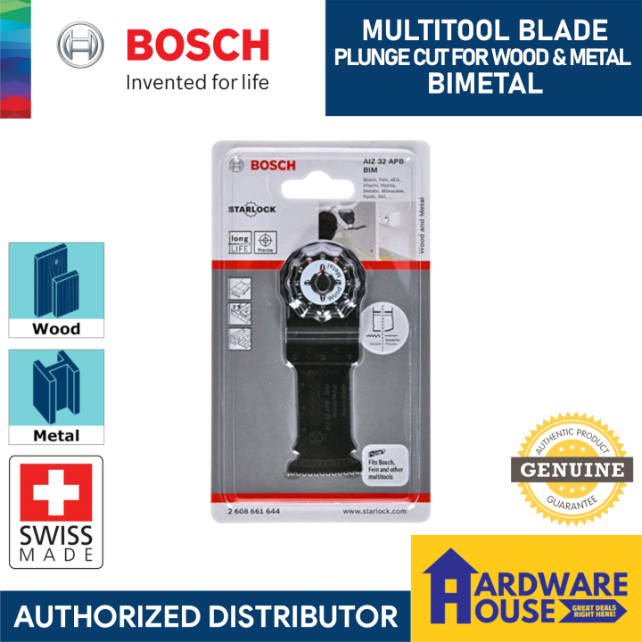 ORIGINAL BOSCH Multi Tool Cutting Saw Blades For Wood & Metal Grout