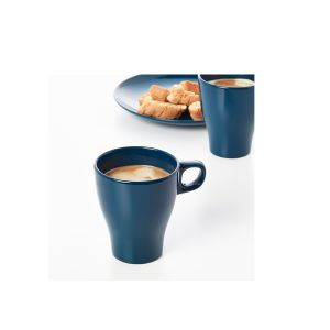 MURAH IKEA Mug Keramik - Mug Tembikar - Gelas Kopi - Cangkir Kopi - 1 Pcs IKEA - NAVY