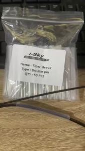 i-Sky DOUBLE PIN FIBER OPTIC PROTECTION FUSION SLEEVES 60MM