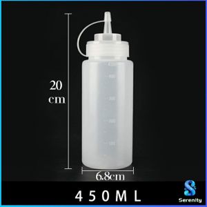 Serenity  ขวดบีบซอส ขวดใส่มายองเนส มีฝาปิด ขวดปรุงรสพลาสติก มีหมายขนาดให้เลือก
