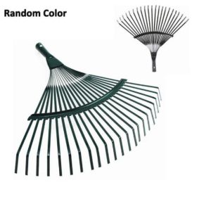 Outdoor Grass Rake Head 22 Teeth Garden Leaf Rake Cleaning Tool