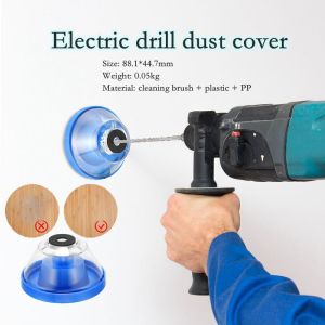 Electric Drill Dust Cover To Prevent Dust Falling Device To Ash Bowl Household Drilling Dust Protector Tool Accessories Impact Drill Dust Stopper