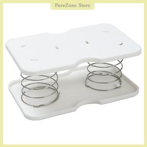 [PureZone] Creative Spring Holder Tissue Box Automatic Lift Spring Loaded Tissue Box Tissue Spring Bracket Car Tissue Box Spring Holder