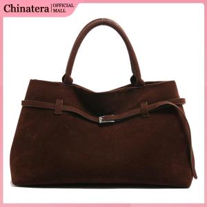 กระเป๋าสุเด้คุณภาพสูงสายถือและภายในกว้างเหมาะสำหรับออฟฟิศและการเดินทางในสีเทาเข้ม