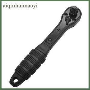 aiqinhaimaoyi 2 in 1 Drill Chuck Ratchet Spanner Two-way Quick Ratchet Two-ended