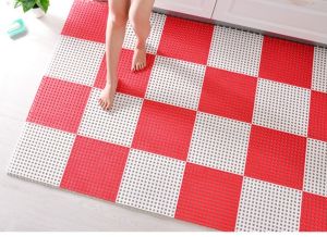 Thảm Nhựa Ghép Chống Trơn Trượt Nhà Tắm Nhà Bếp Thoát Nước Rất Tốt KT 30x30cm. Thảm lót sàn nhà (1 Miếng) Thảm Nhựa Chống Trơn Trượt Trải Sàn Thảm Trải Sàn Bể Bơi - Thảm Trí Tài