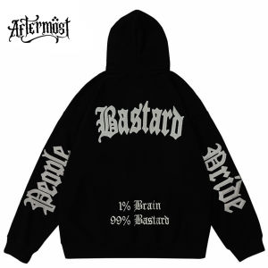 Sweater Hoodie distro pria dan wanita Aftermost Brain - Bordir
