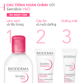 Dung dịch làm sạch và tẩy trang micellar cho da thường và da nhạy cảm Bioderma Sensibio H2O - 500ml. 