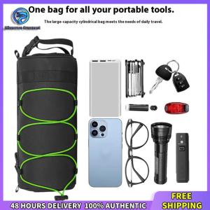 Winnereco Waterproof Bicycle Frame Storage Roll Bag & Handle Strap Bicycle Handlebar Storage Pack Professional Cycling Accessories