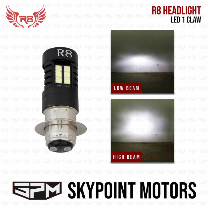 R8 HEADLIGHT LED 1 CLAW FOR TMX 155 / XRM / MIO (9830-814