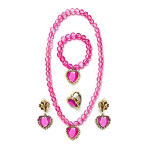Princess Peach cosplay Pink Accessory Set for Children Aurora Sleeping Beauty Barbie Rapunzel