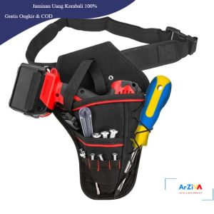 ESPLB Tas Pinggang Perkakas Drill Holster Waist Tool Bag - GJ0199 - Black