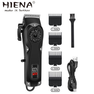 HIENA Electric Hair Clipper Kit Cordless Professional Barber Grooming Kit USB Charging Hair Cutting Machine HYN-270