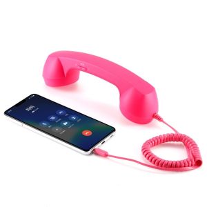 CANICECA Straight Insertion Retro Phone Handset Multifunctional Portable Landline Handle Receiver Gifts Telephone Wired Handsets For Calls External Headset